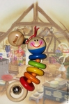 S'Mala Деревянная игрушка-подвеска для детской коляски или автокресла Шура